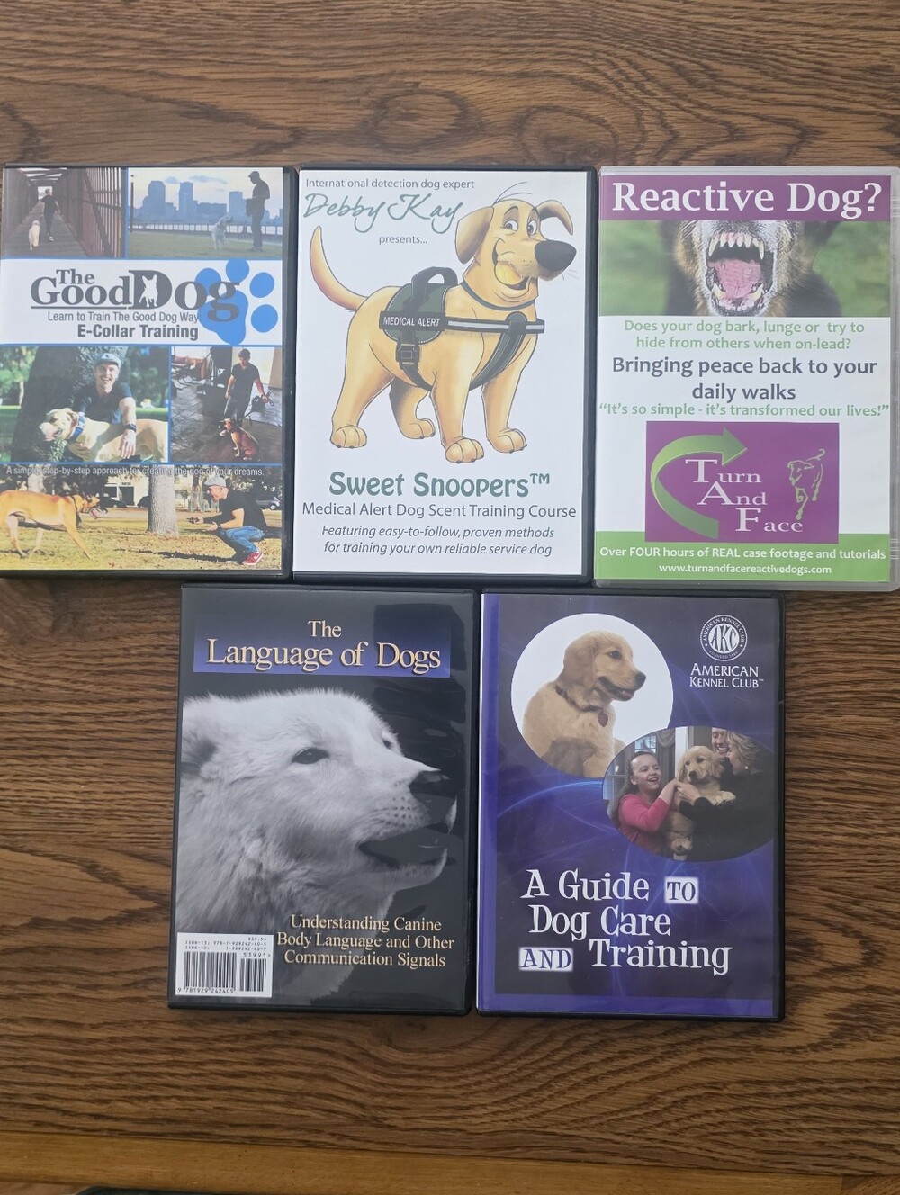 5 Dog Training DVD Videos